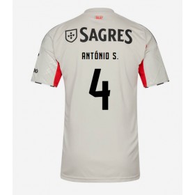 Pánské fotbalový oblečení Benfica Antonio Silva #4 Venkovní košile 2025-26 Krátkým Rukávem